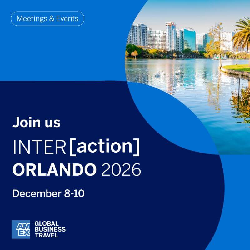 Un gráfico promocional para el evento de negocios INTER[action] Orlando 2026
