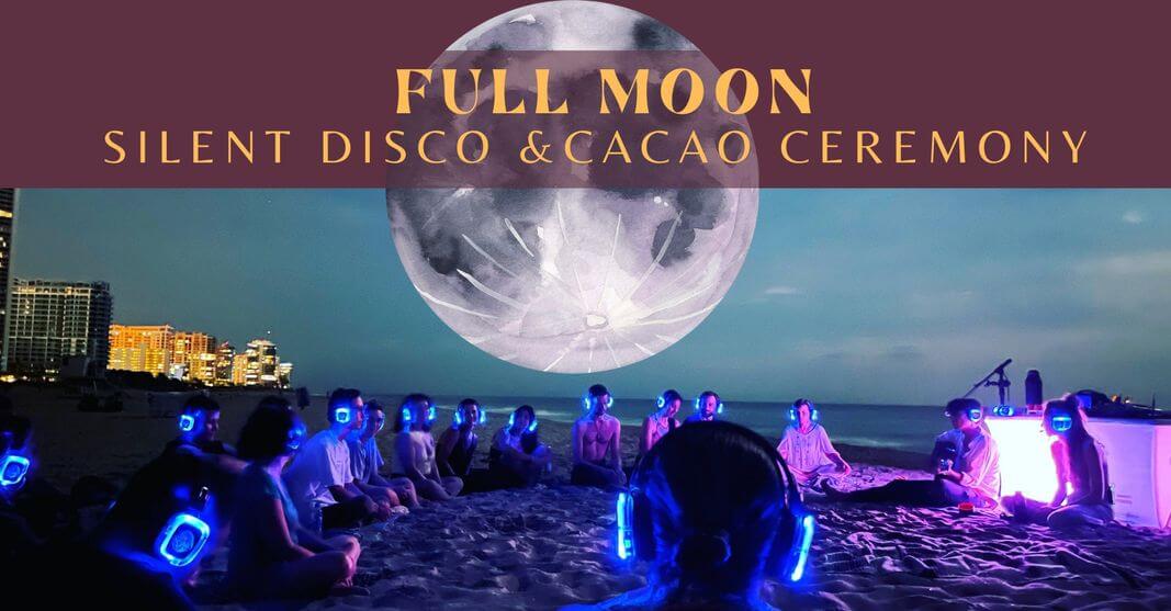 Full moon silent disco