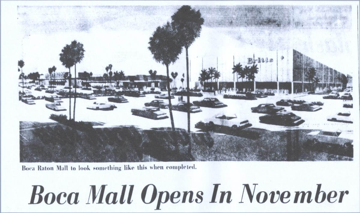 Boca Raton in the 1970s / Boca Mall Opens in 1974