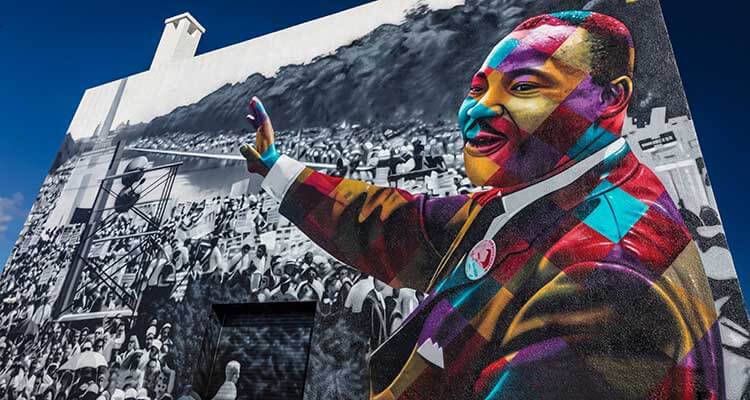 Martin Luther King Jr Mural