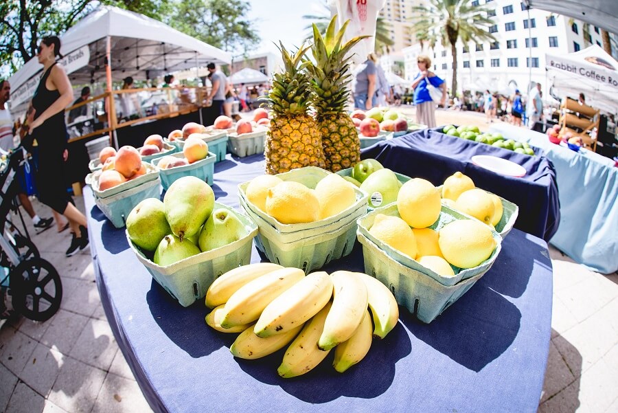 Produce at the West Palm Beach GreenMarket