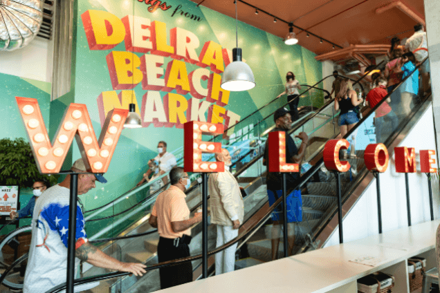 Local do mercado de Delray Beach