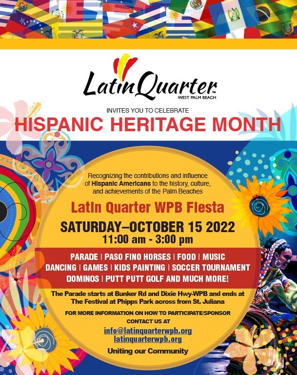 Latin Quarter Fiesta flyer