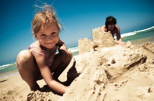 Building a sand castle