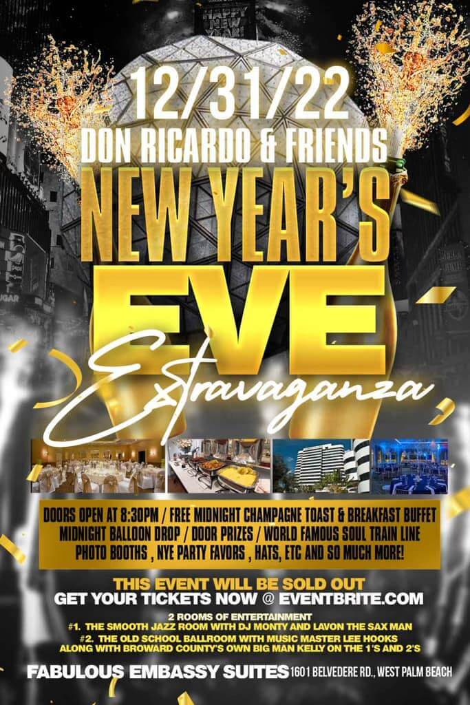 Don Ricardo & friends - New Year's Eve flyer