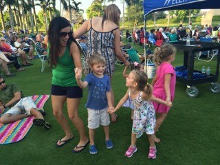 Dancing on the green