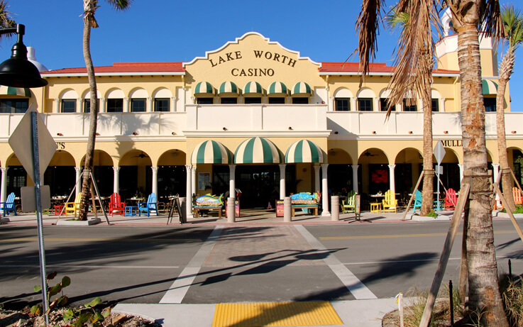 Exterior of the Lake Worth Casino building