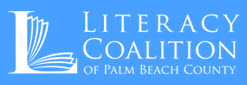 Logotipo da Literacy Coalition of Palm Beach County (Coalizão de Alfabetização do Condado de Palm Beach)