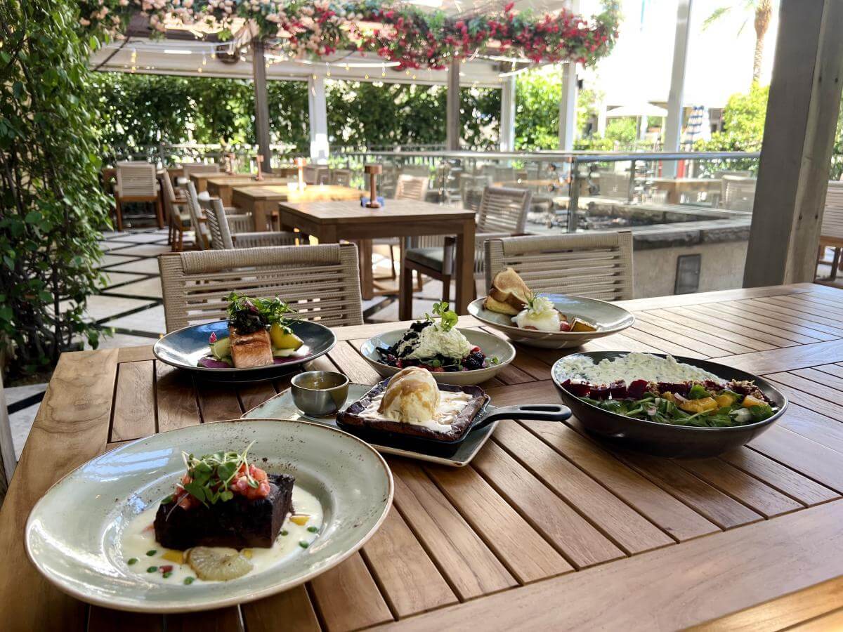 Outdoor dining at Galley West Palm Beach