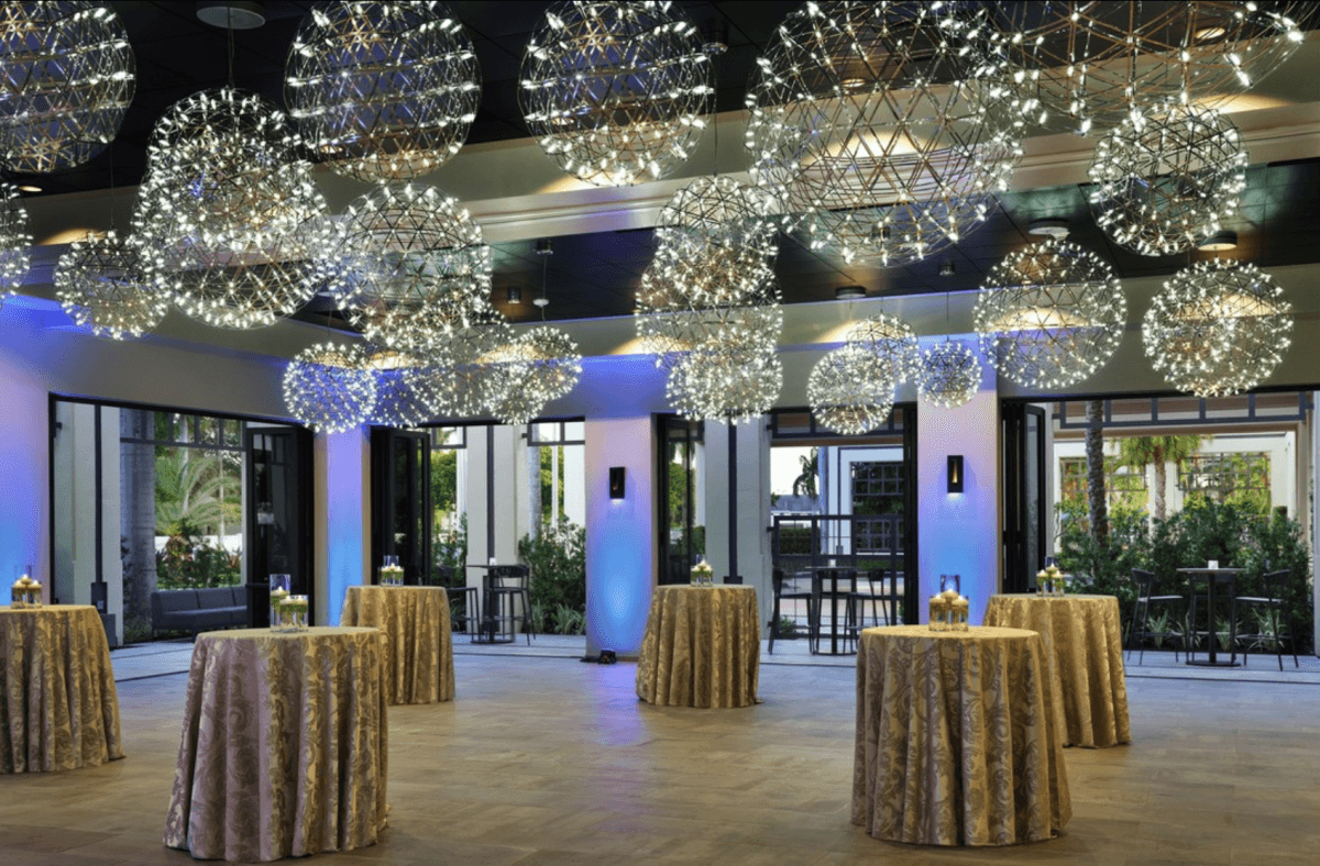 Ballroom at Marriott Boca Center