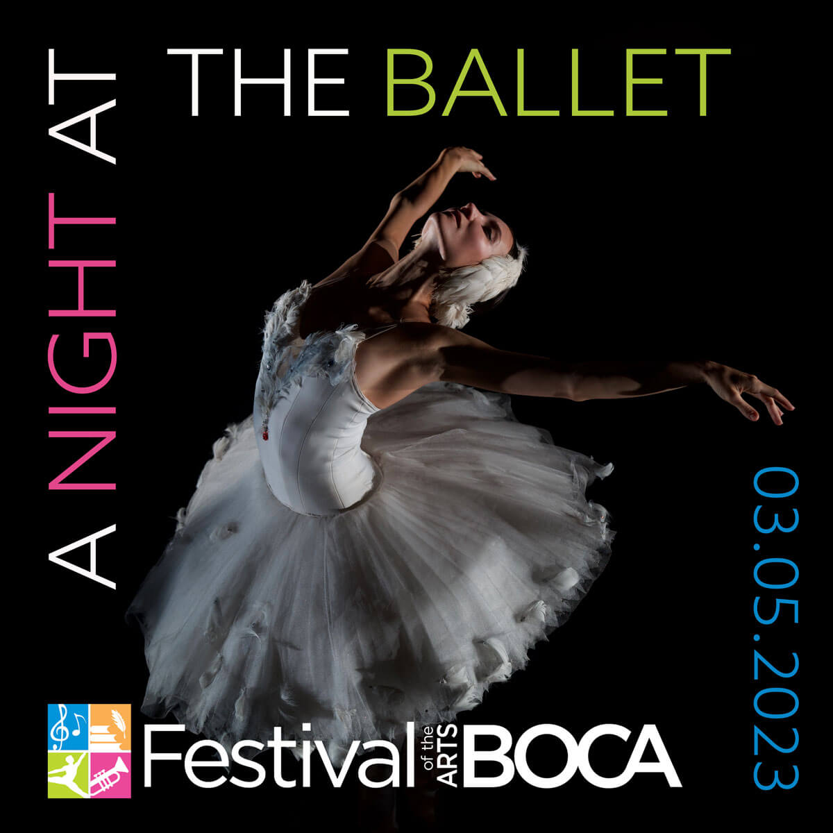 Ballet flyer for the Festival of the Arts in Boca Raton