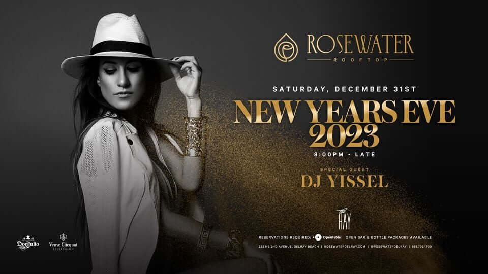 New Year’s Eve at Rosewater Rooftop
