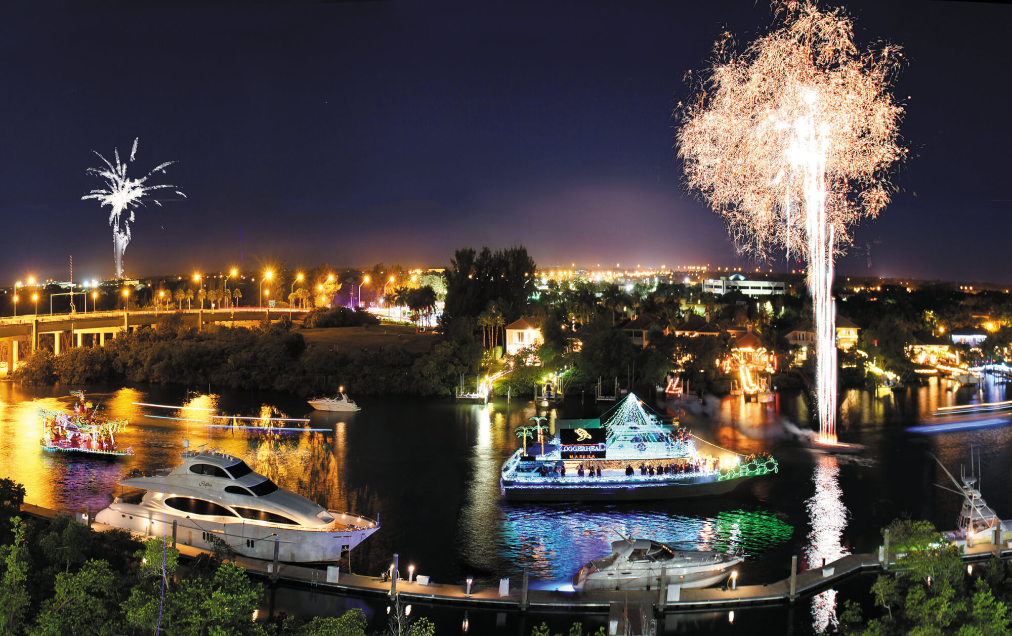 31st Annual Palm Beach Holiday Boat Parade, Courtesy of Marine Industries Association of Palm Beach County