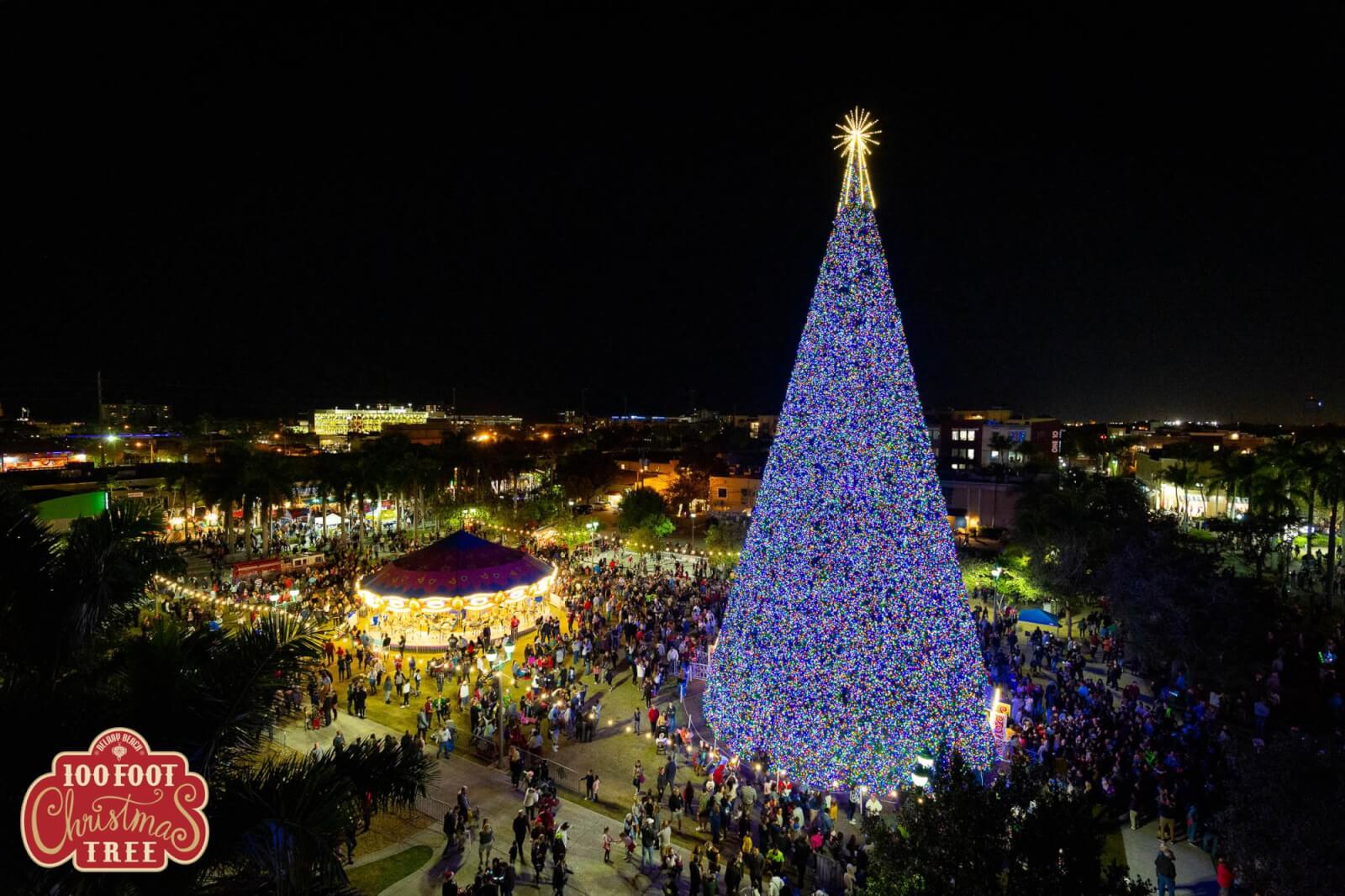 Delray Beach 100 ft Christmas Tree