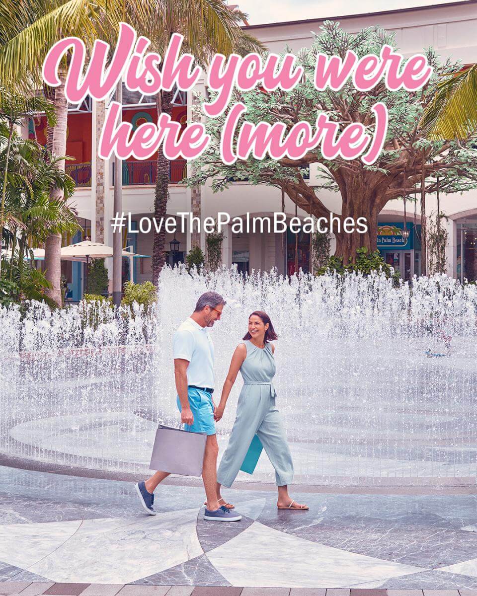 Love Shopping at The Square West Palm Beach Postcard
