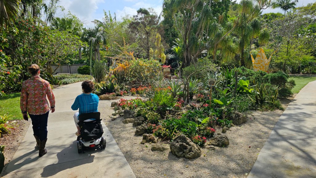 Rosemarie at Mounts Botanical Garden