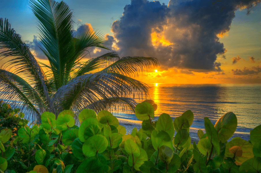 Sunrise on the beach in Boca Raton