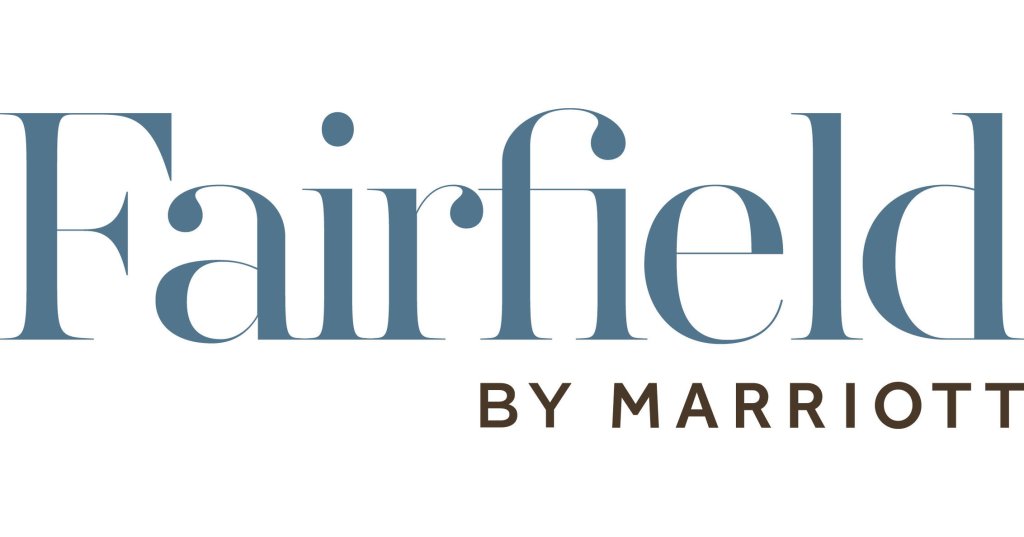 The Fairfield by Marriott hotel brand logo on a white background