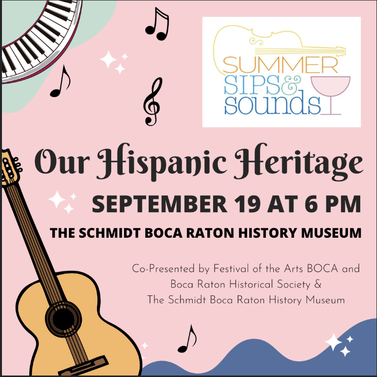 Flyer "Schlucke und Klänge im Sommer", Ausgabe Hispanic Heritage