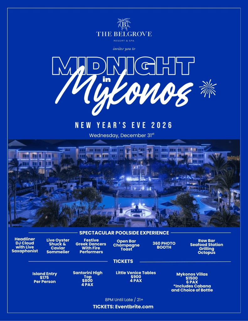Um evento vibrante de Ano Novo no The Belgrove Resort & Spa, com uma experiência espetacular à beira da piscina com música ao vivo, DJs e apresentações festivas