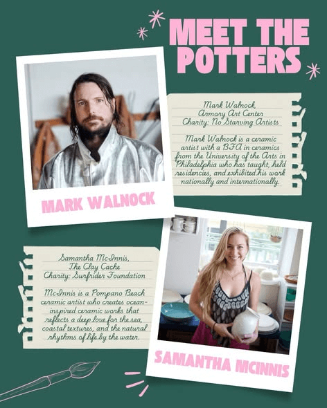 Meet Mark Walnock and Samantha McCinnis, two talented potters with a passion for ceramics and community involvement