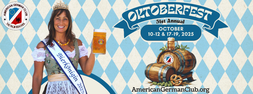 Una mujer vestida con el traje tradicional bávaro, con una corona y una banda en la que se lee 'Bierkönigin 2025', sostiene una gran jarra de cerveza en la 51.ª edición anual del Oktoberfest