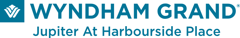 Wyndham Grand Jupiter at Harbourside Place, a luxurious hotel with a modern design, offers elegant accommodations and amenities