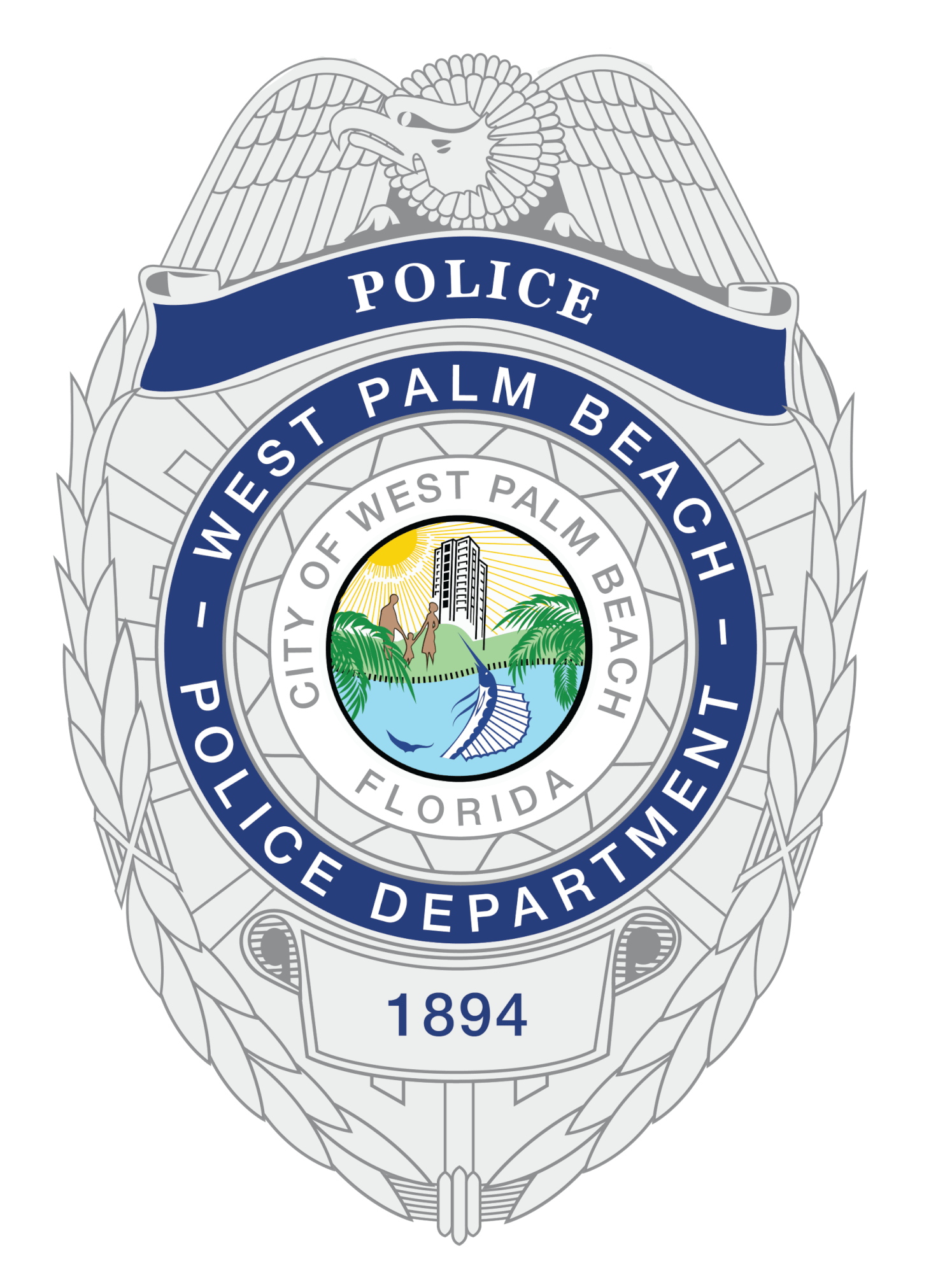 Abzeichen des West Palm Beach Police Department