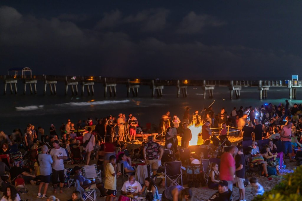 Bonfire on the Beach